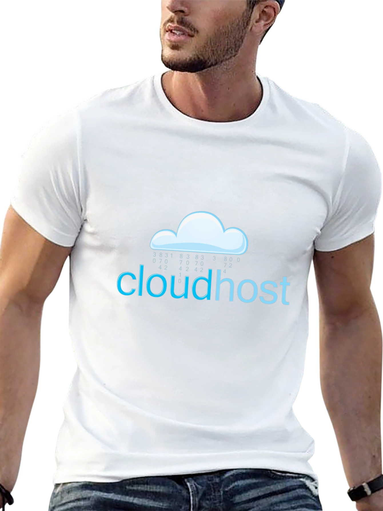 Cloudhost Graphic T-Shirt - Black