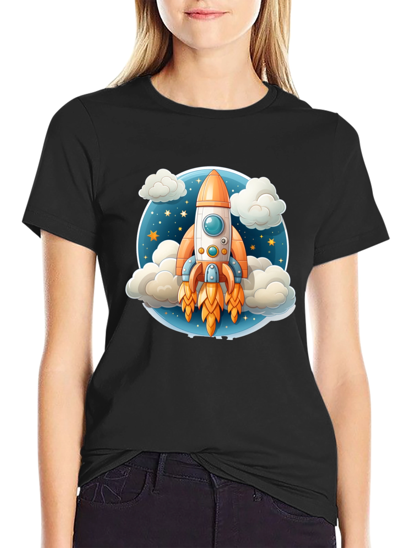 Rocket Launch T-Shirt - Galaxy Explorer Tee