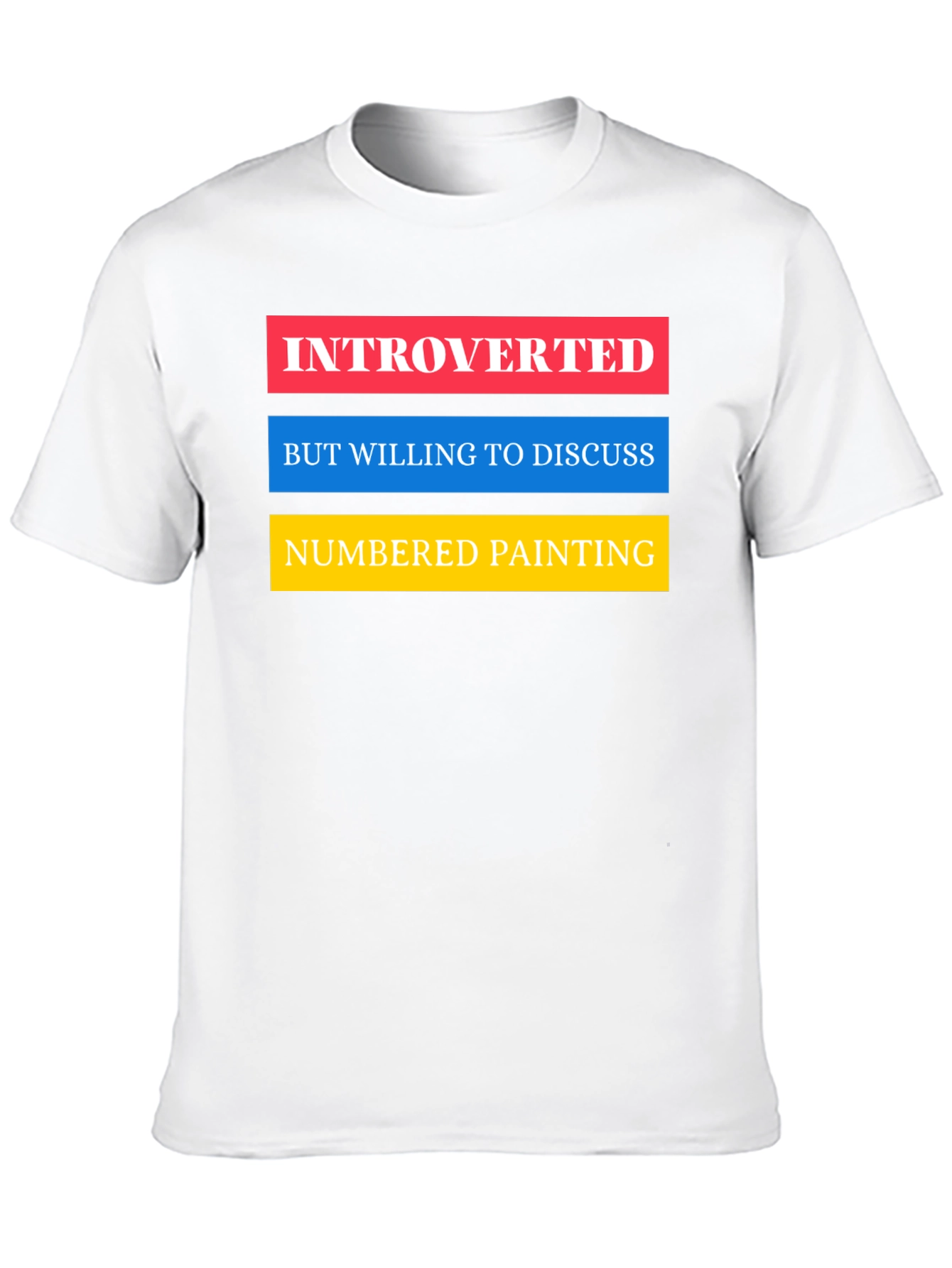 Introverted Numbered Painting T-Shirt