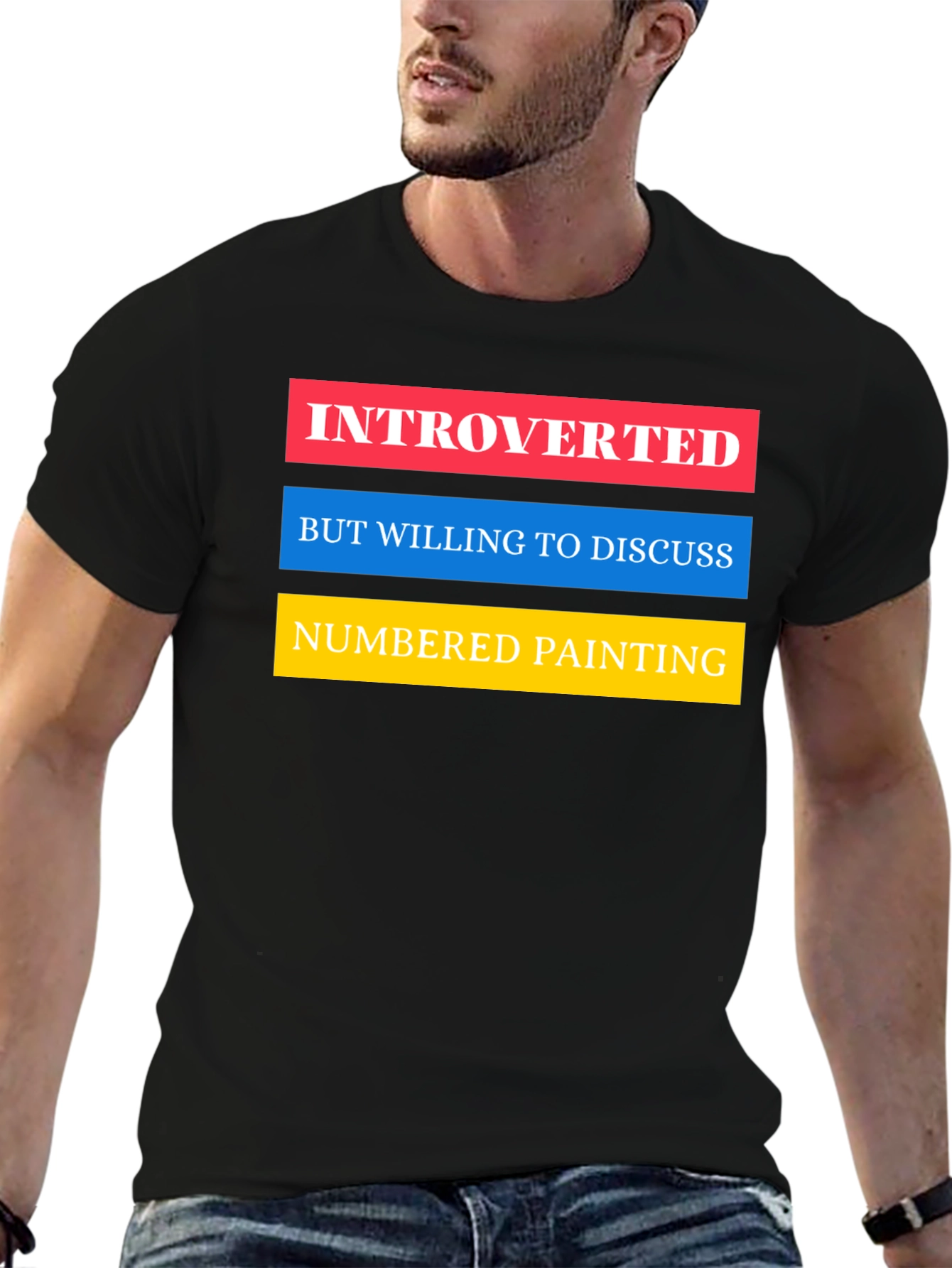 Introverted Numbered Painting T-Shirt