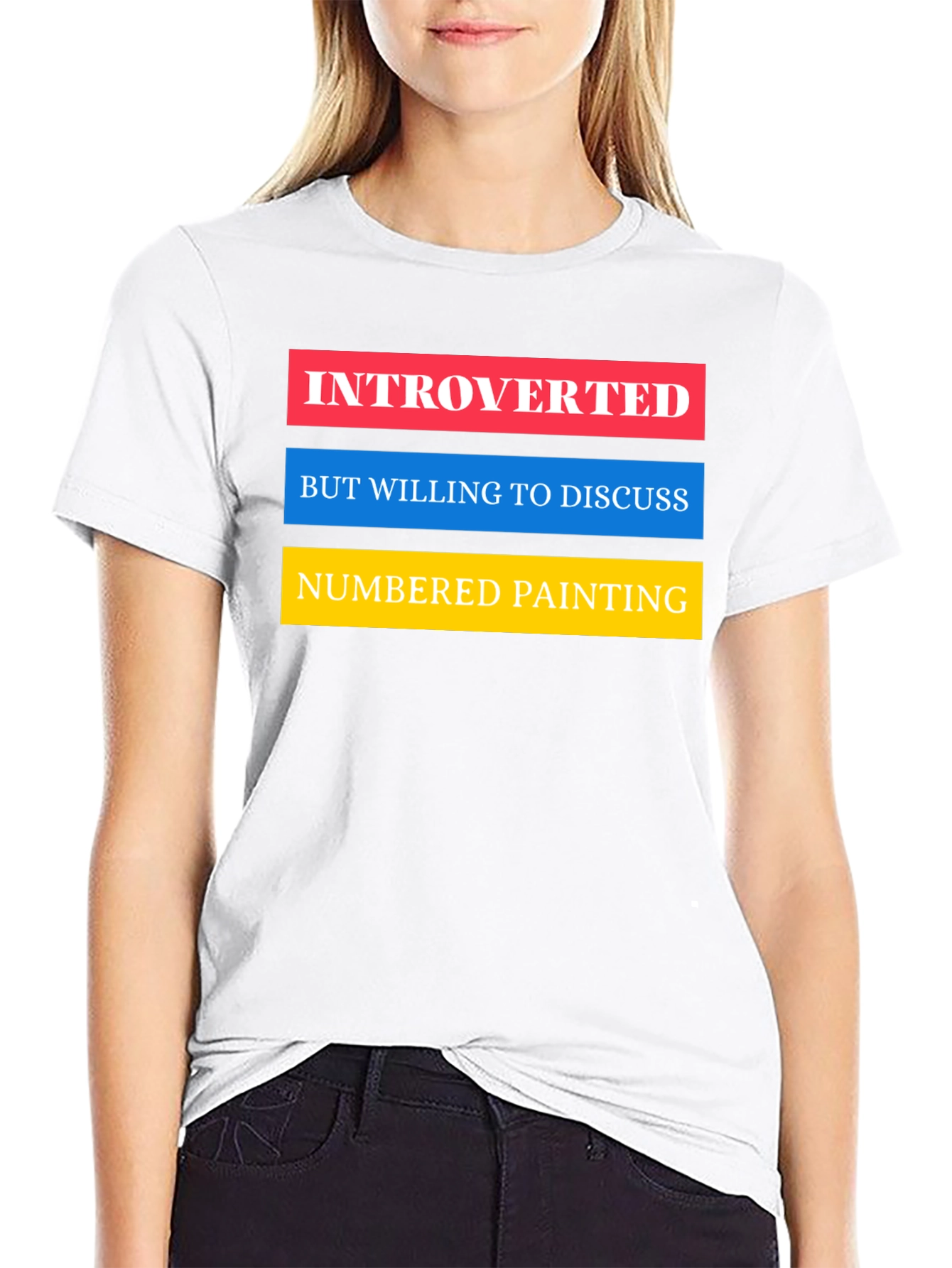 Introverted Numbered Painting T-Shirt