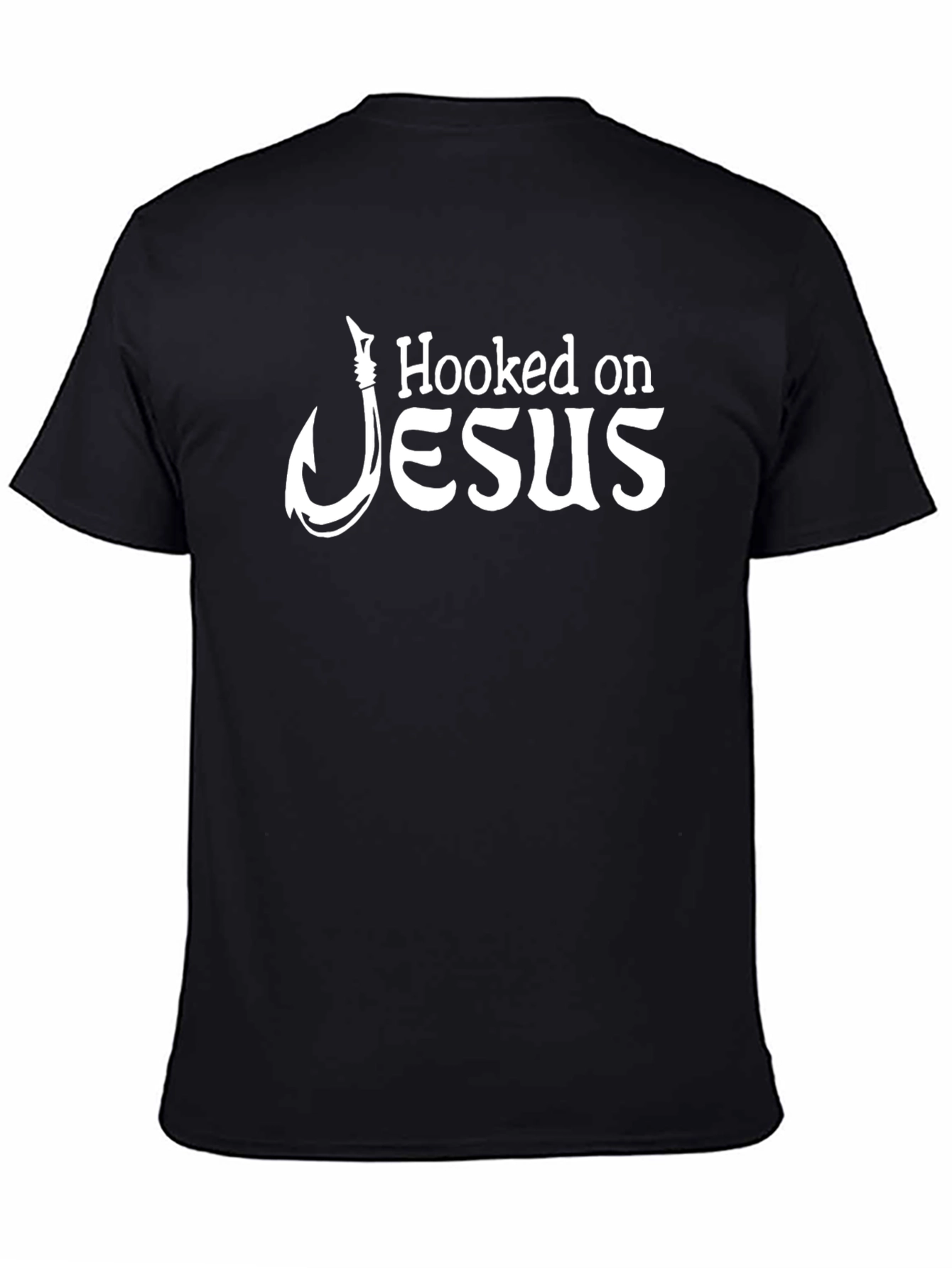 Hooked on Jesus T-Shirt - Christian Faith Apparel