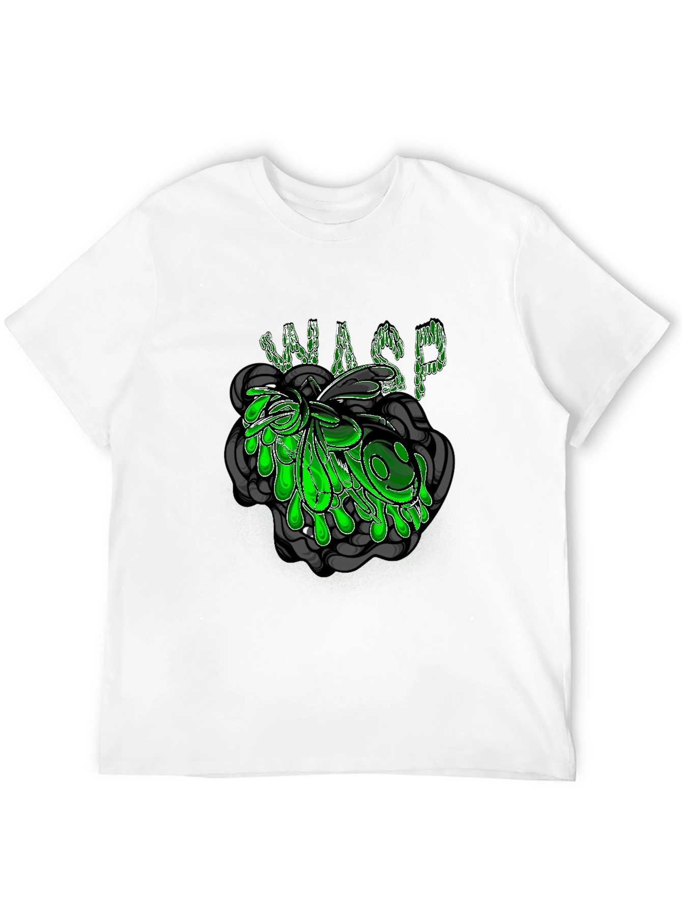 WASP Graphic Tee - Black Cotton T-Shirt