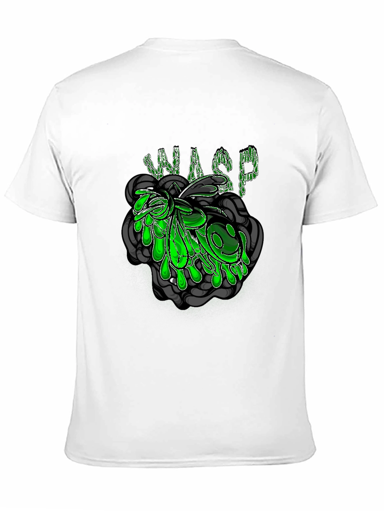 WASP Graphic Tee - Black Cotton T-Shirt