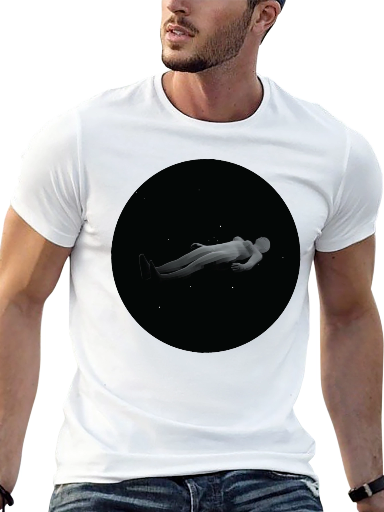 Astronaut T-Shirt - Relaxed Fit Black Tee