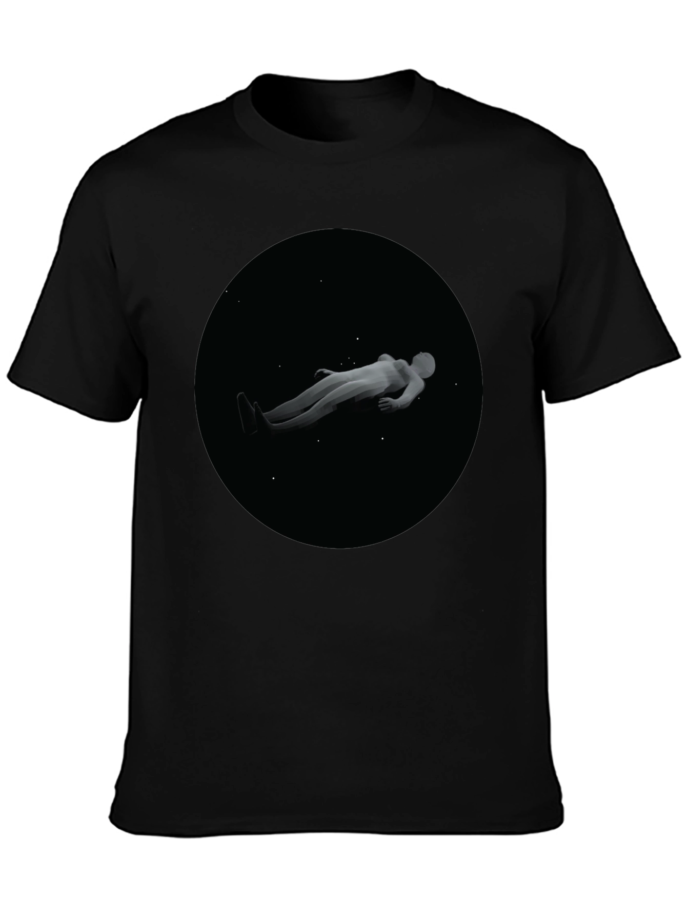 Astronaut T-Shirt - Relaxed Fit Black Tee