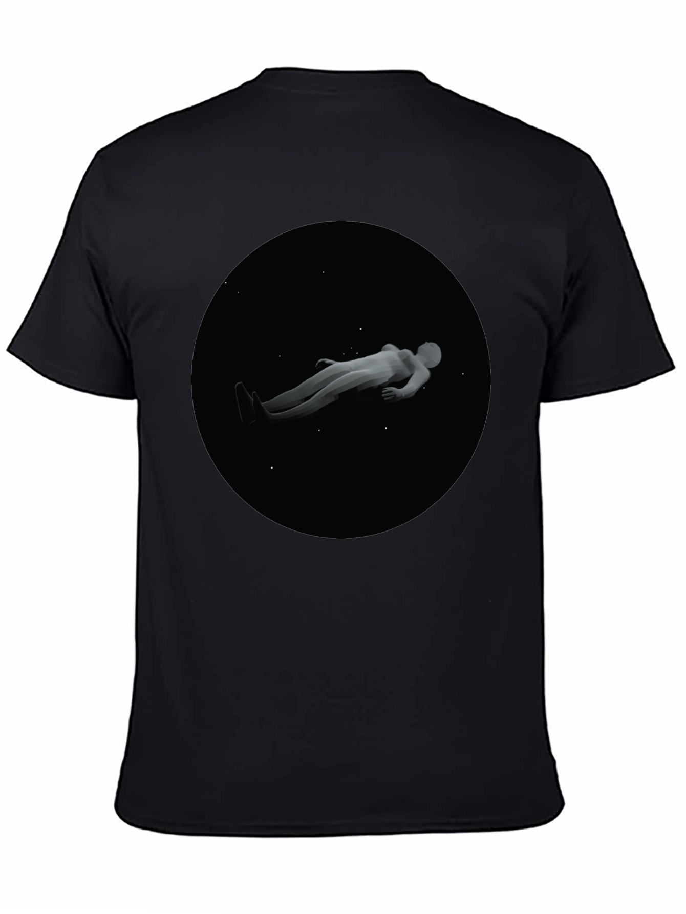 Astronaut T-Shirt - Relaxed Fit Black Tee