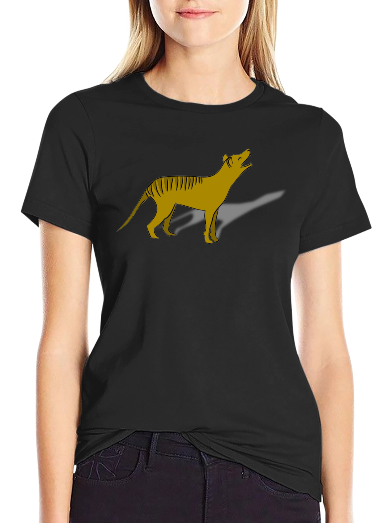 Thylacine Tasmanian Tiger Graphic T-Shirt