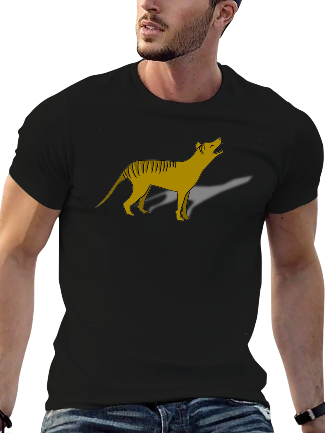 Thylacine Tasmanian Tiger Graphic T-Shirt