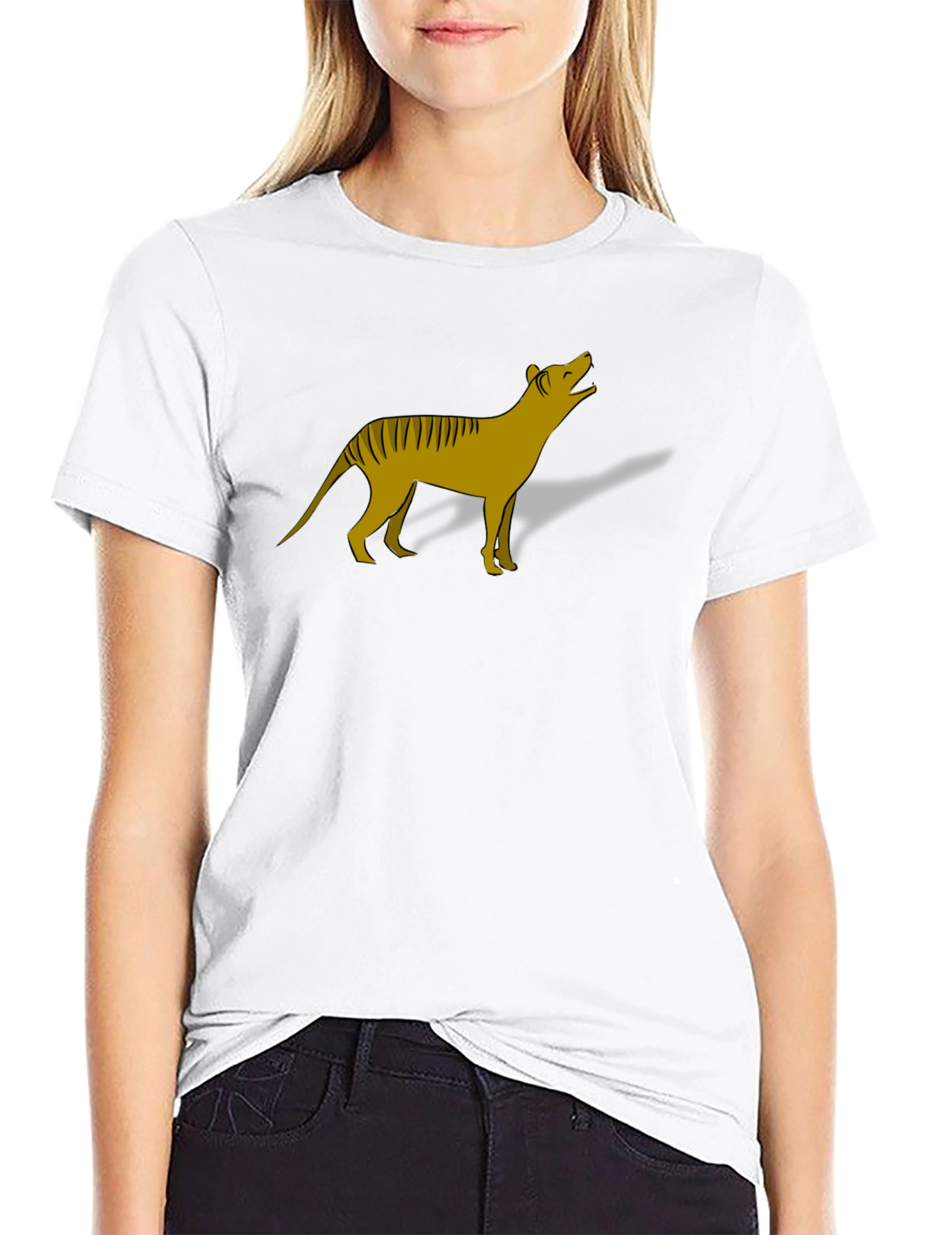 Thylacine Tasmanian Tiger Graphic T-Shirt