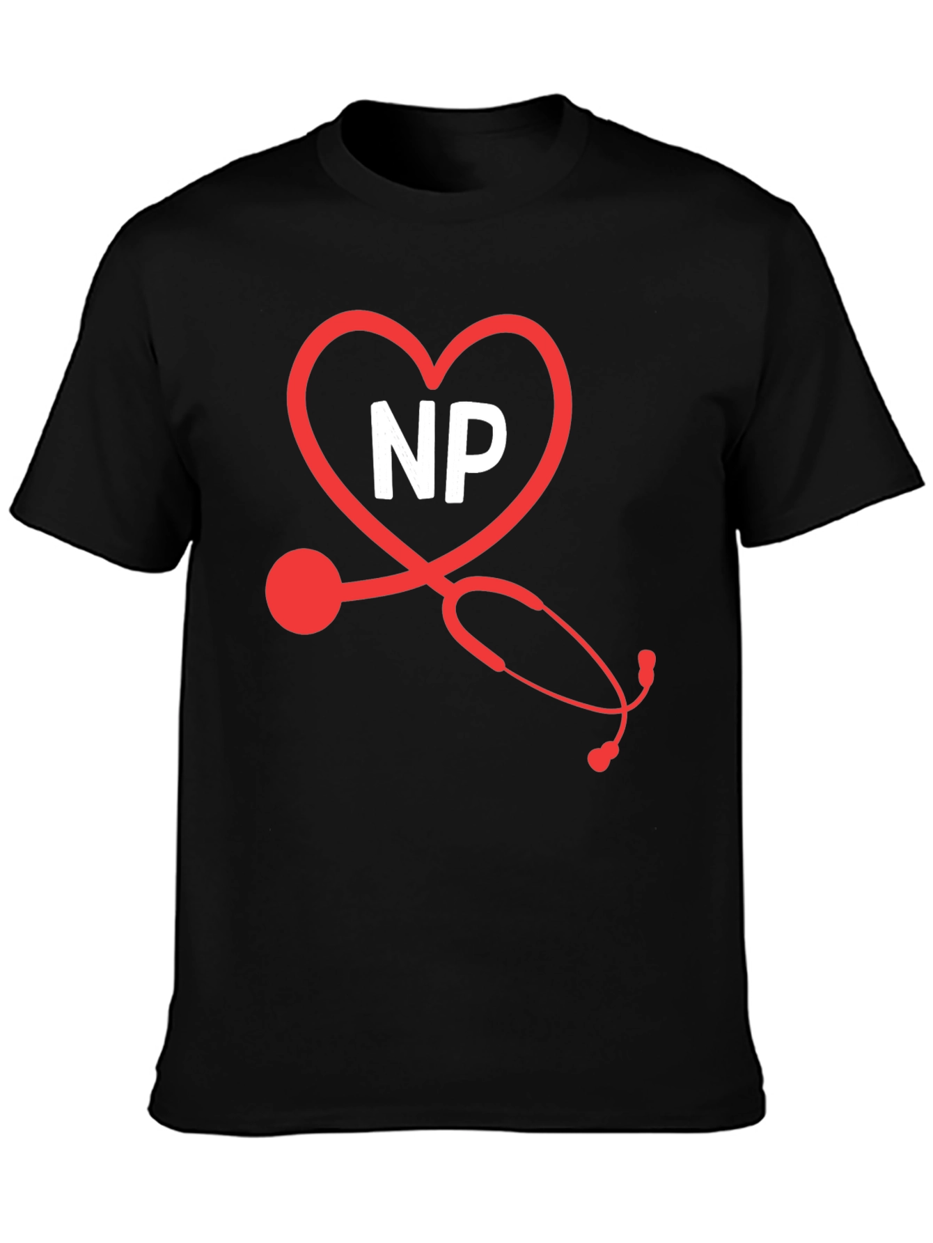 NP Nurse Practitioner Stethoscope Heart T-Shirt
