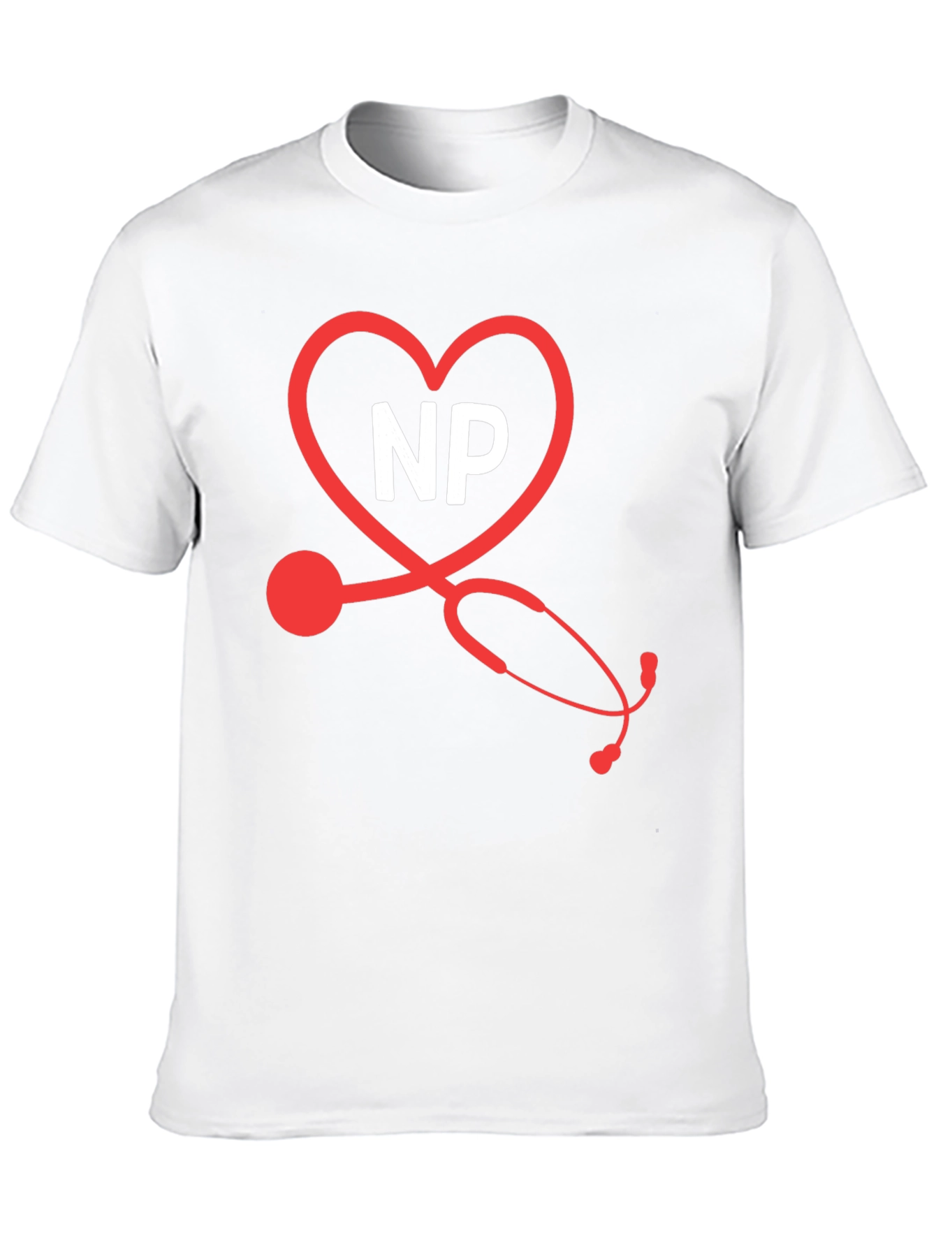 NP Nurse Practitioner Stethoscope Heart T-Shirt