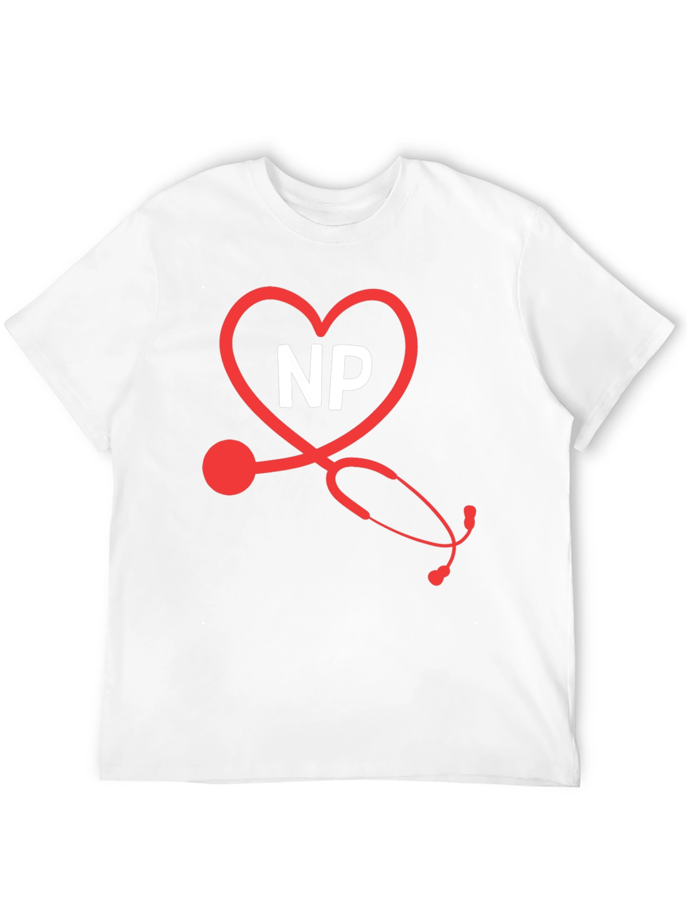 NP Nurse Practitioner Stethoscope Heart T-Shirt