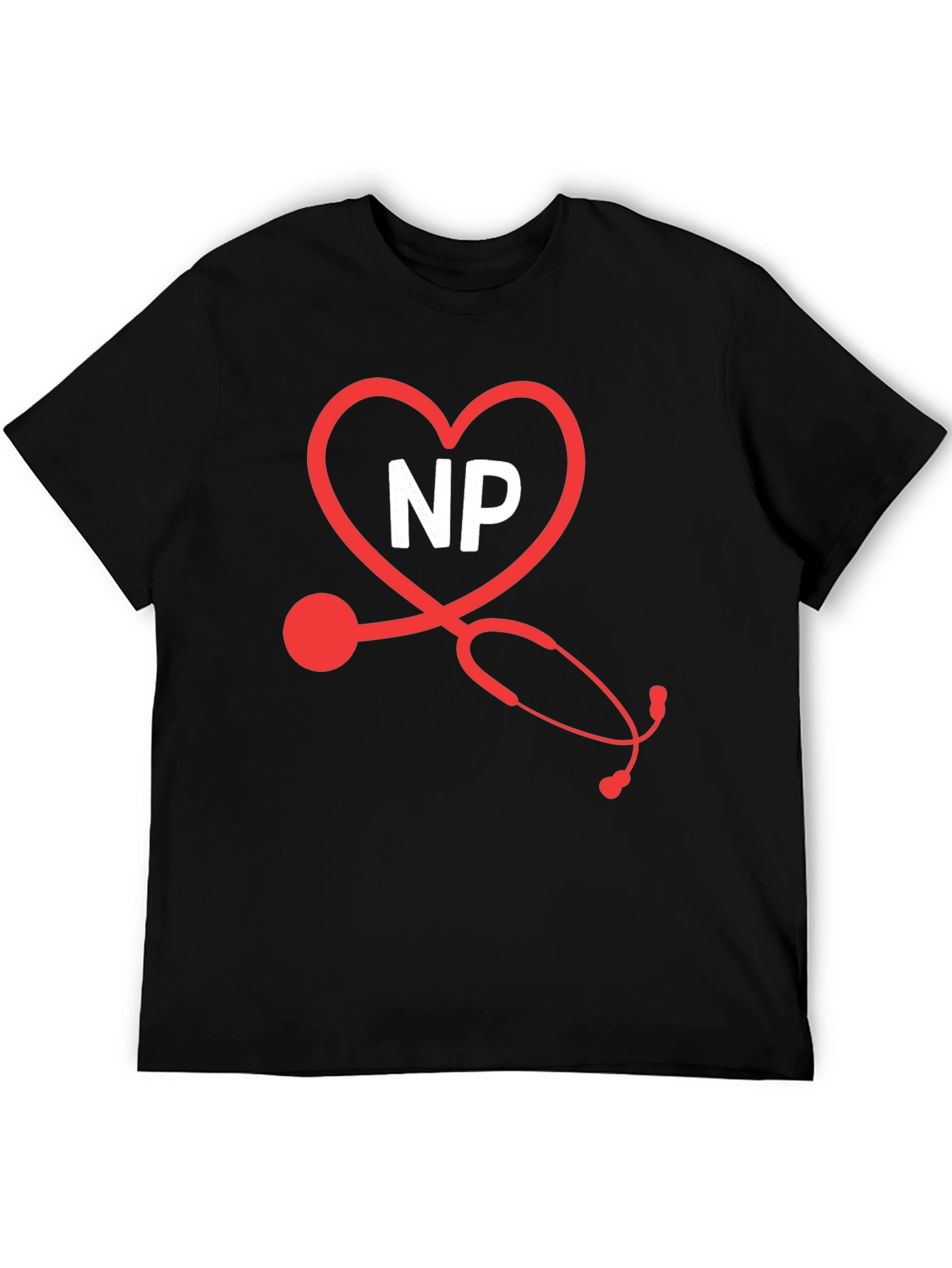 NP Nurse Practitioner Stethoscope Heart T-Shirt