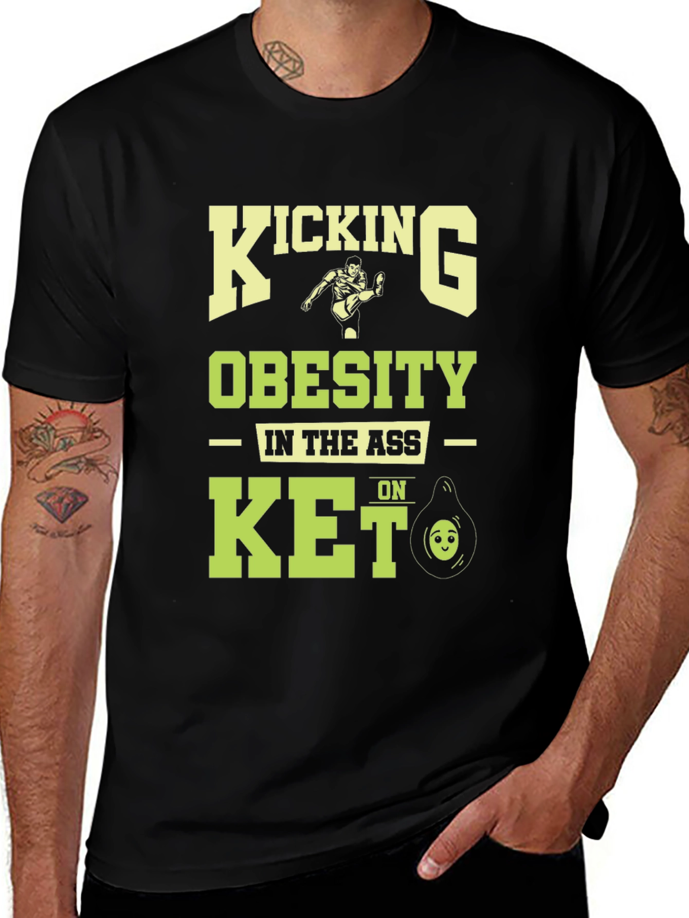 Kicking Obesity in the Ass Keto T-Shirt