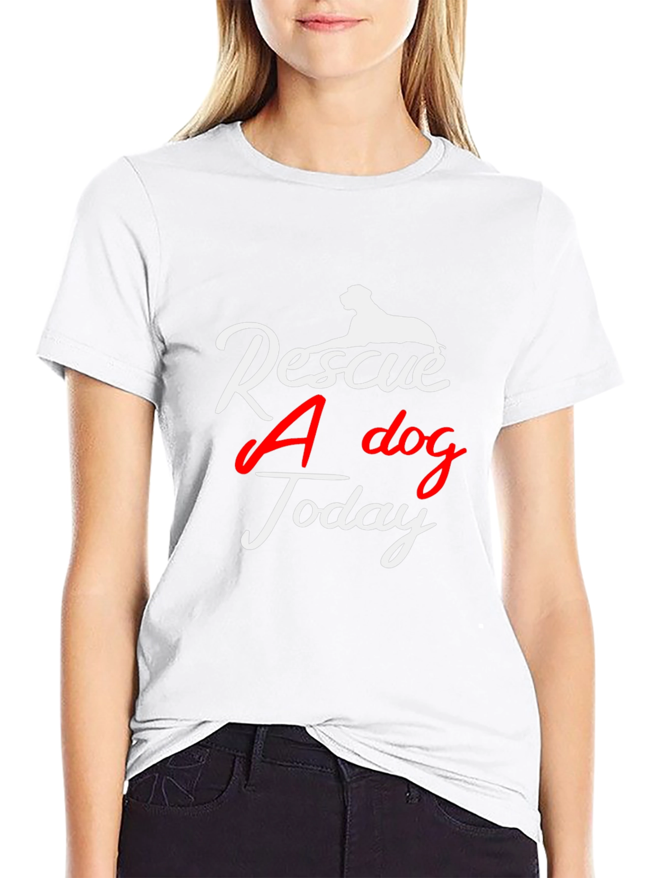 Rescue A Dog Today Graphic Tee