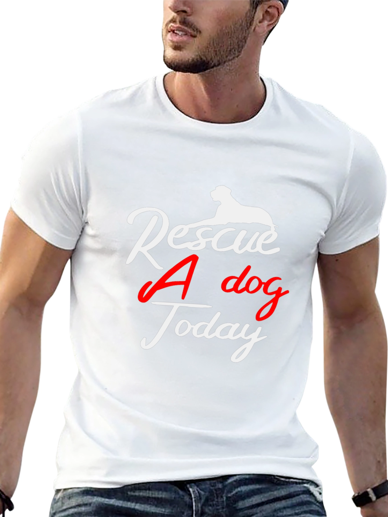 Rescue A Dog Today Graphic Tee