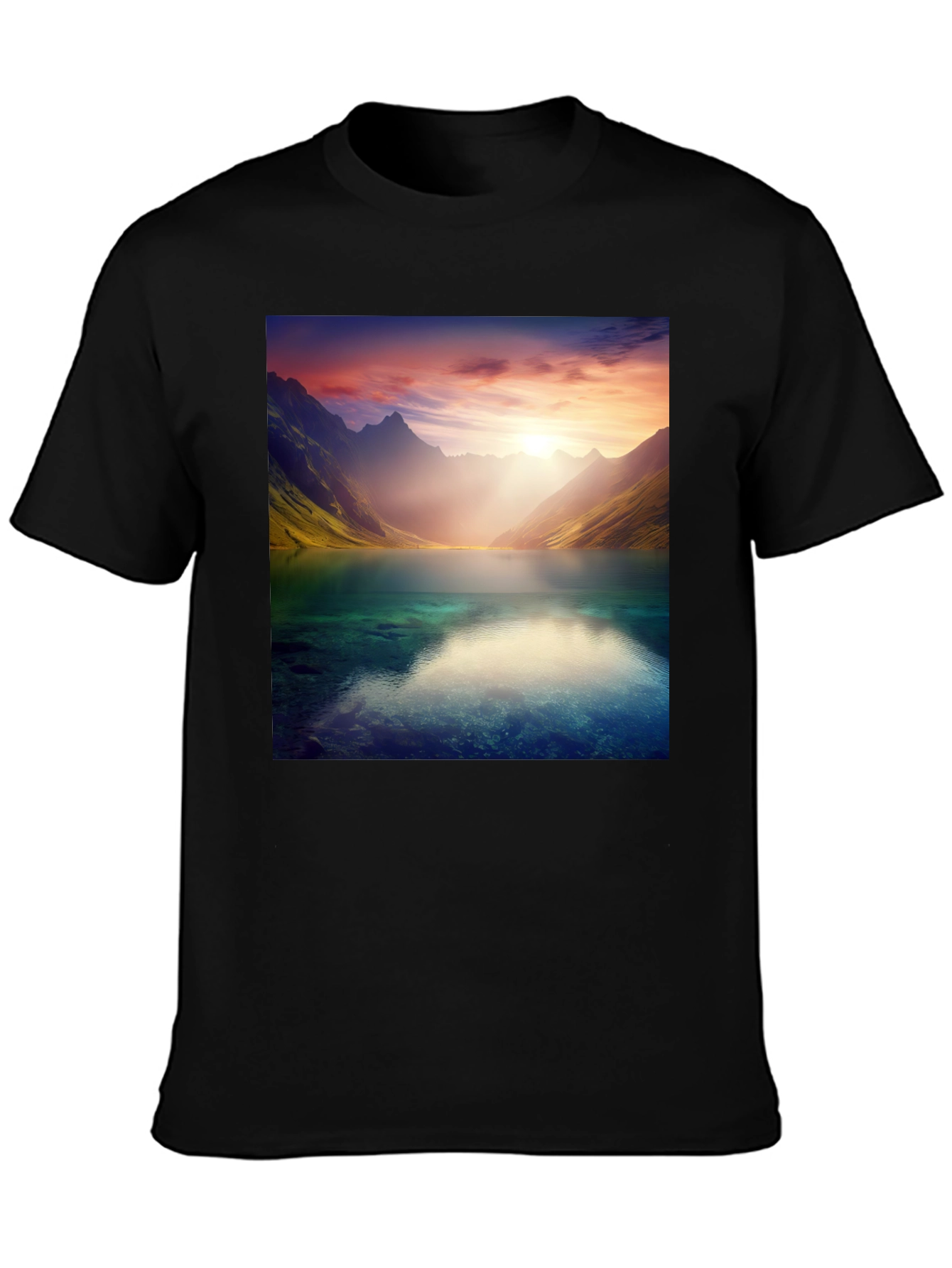 Scenic Lake View Graphic Tee