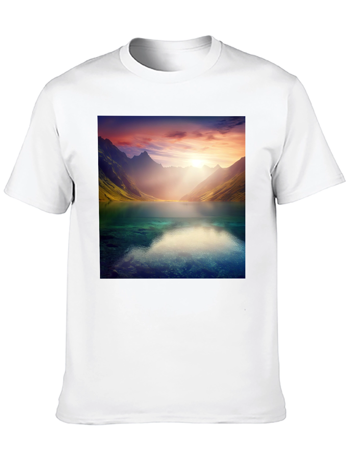 Scenic Lake View Graphic Tee