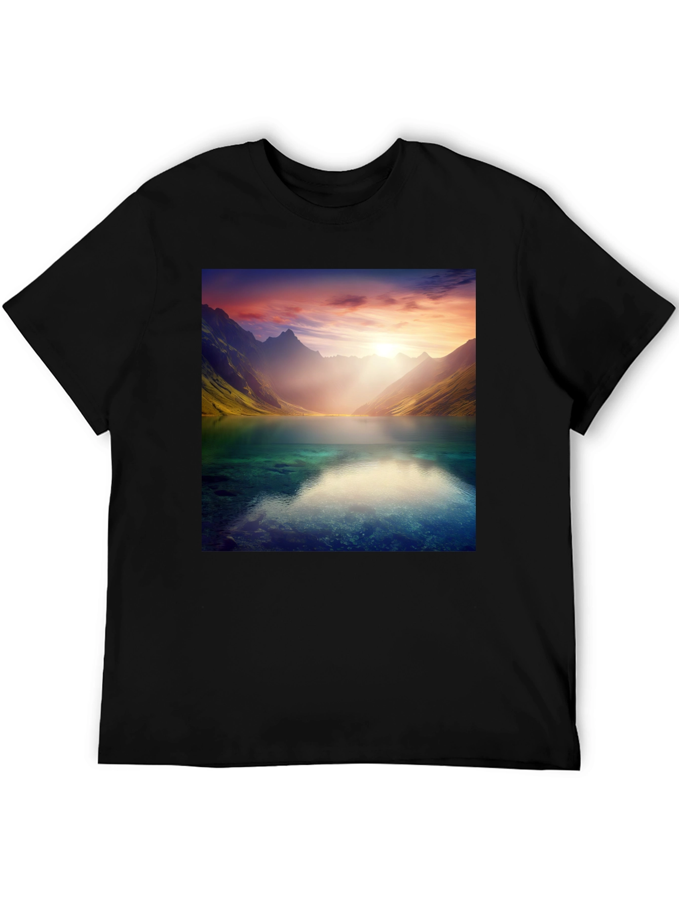 Scenic Lake View Graphic Tee
