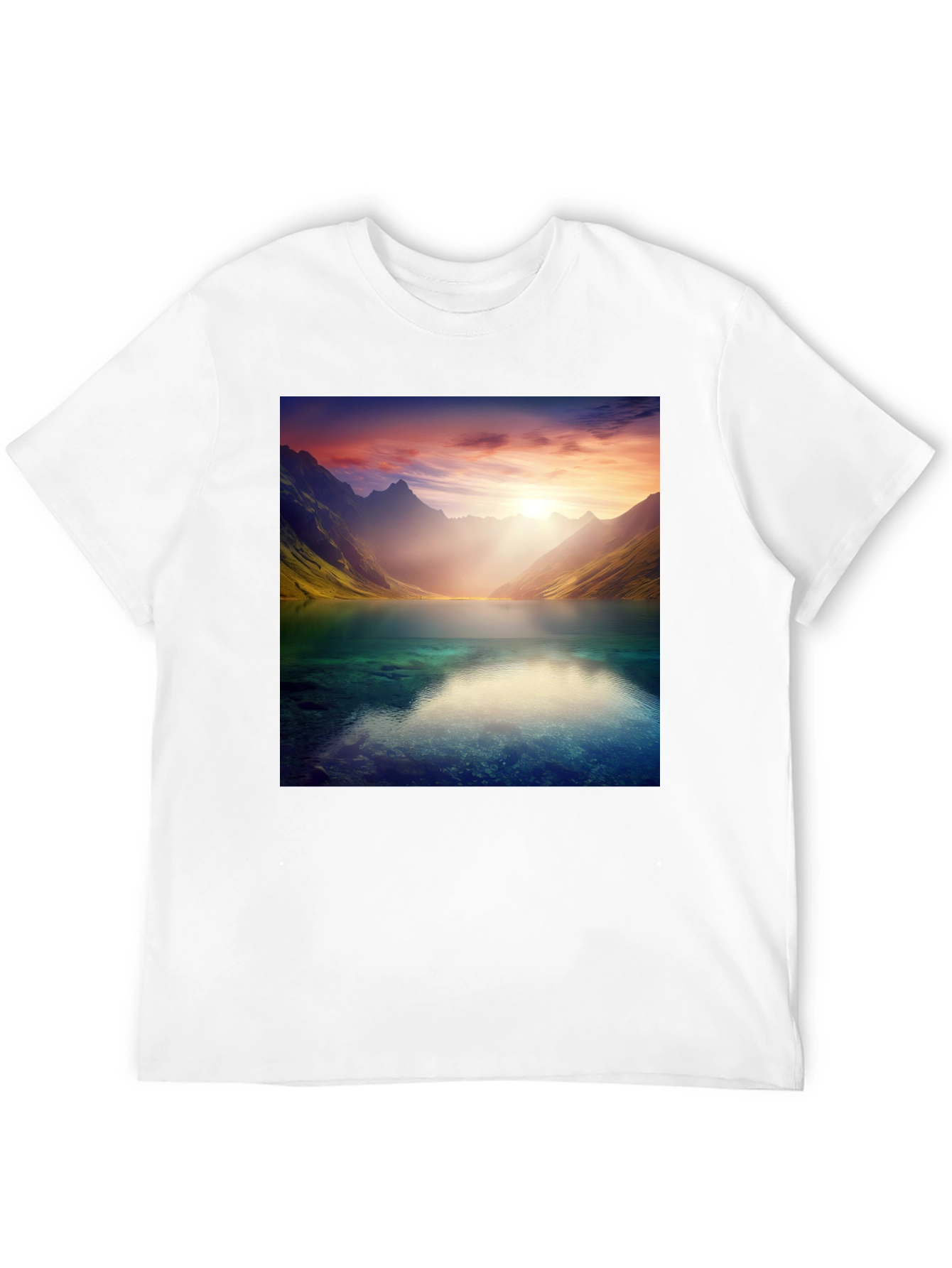 Scenic Lake View Graphic Tee