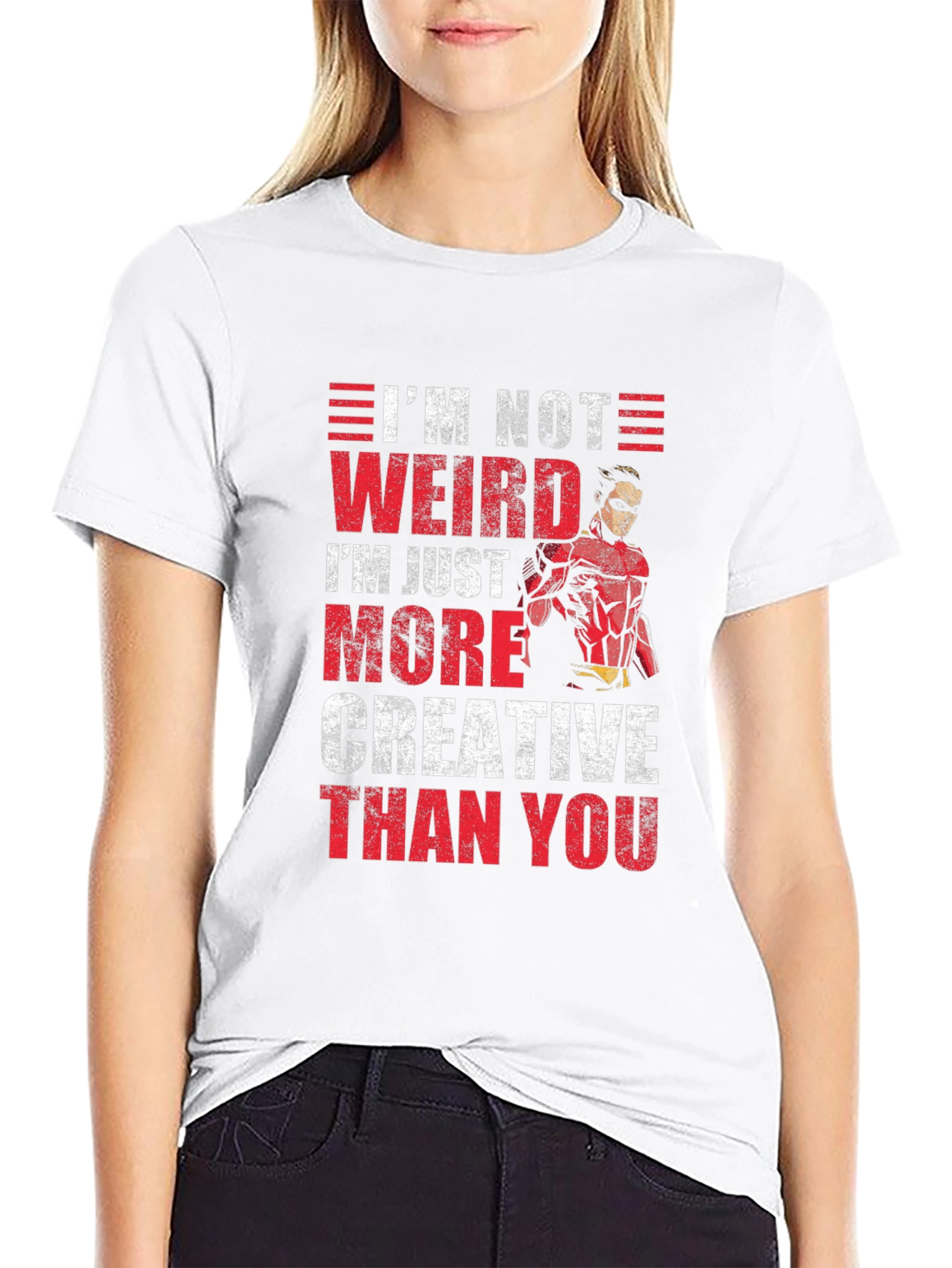 Im Not Weird Creative T-Shirt