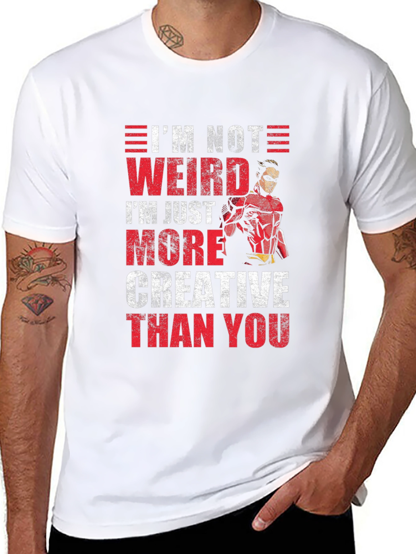 Im Not Weird Creative T-Shirt
