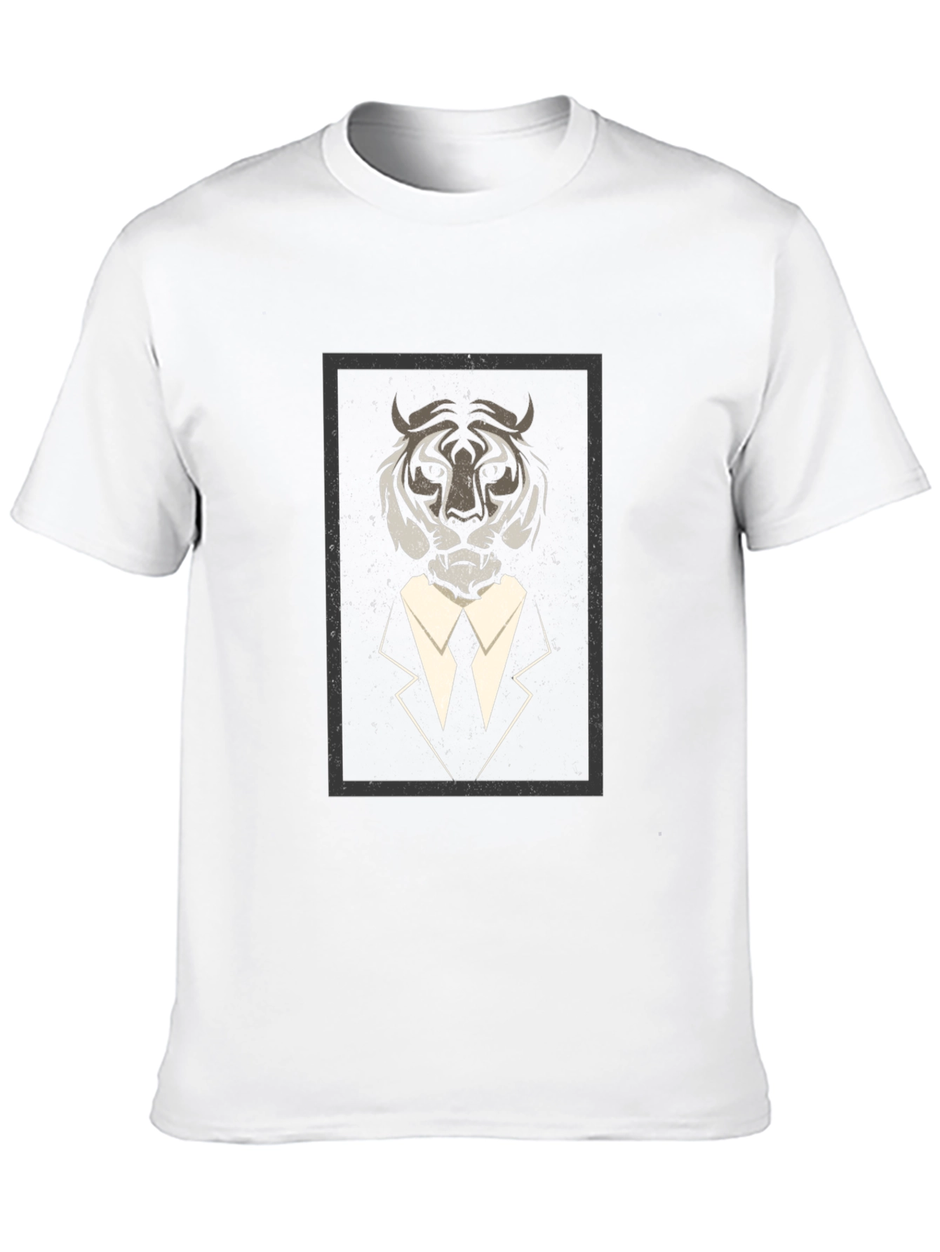 Tiger Suit Graphic Tee - Cool & Stylish