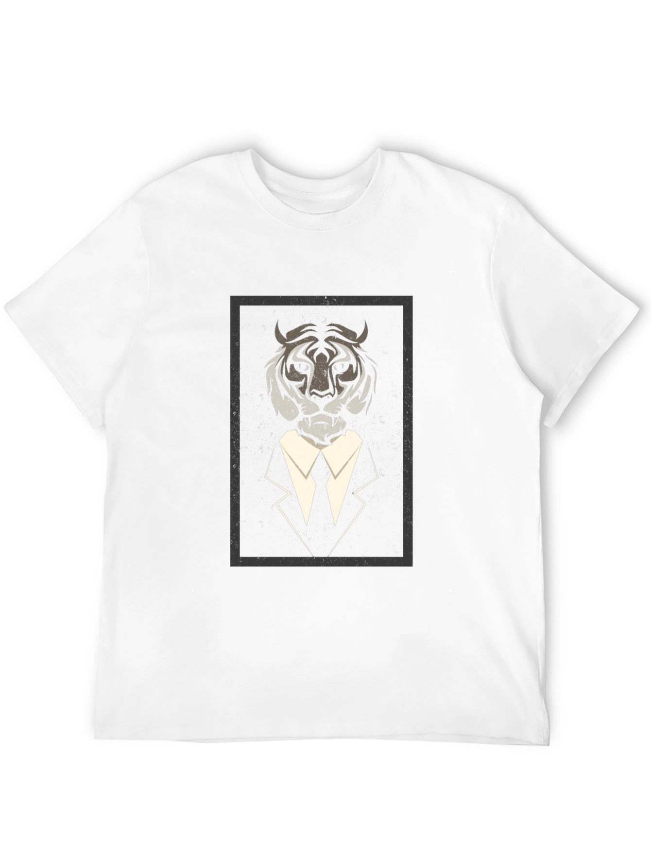 Tiger Suit Graphic Tee - Cool & Stylish