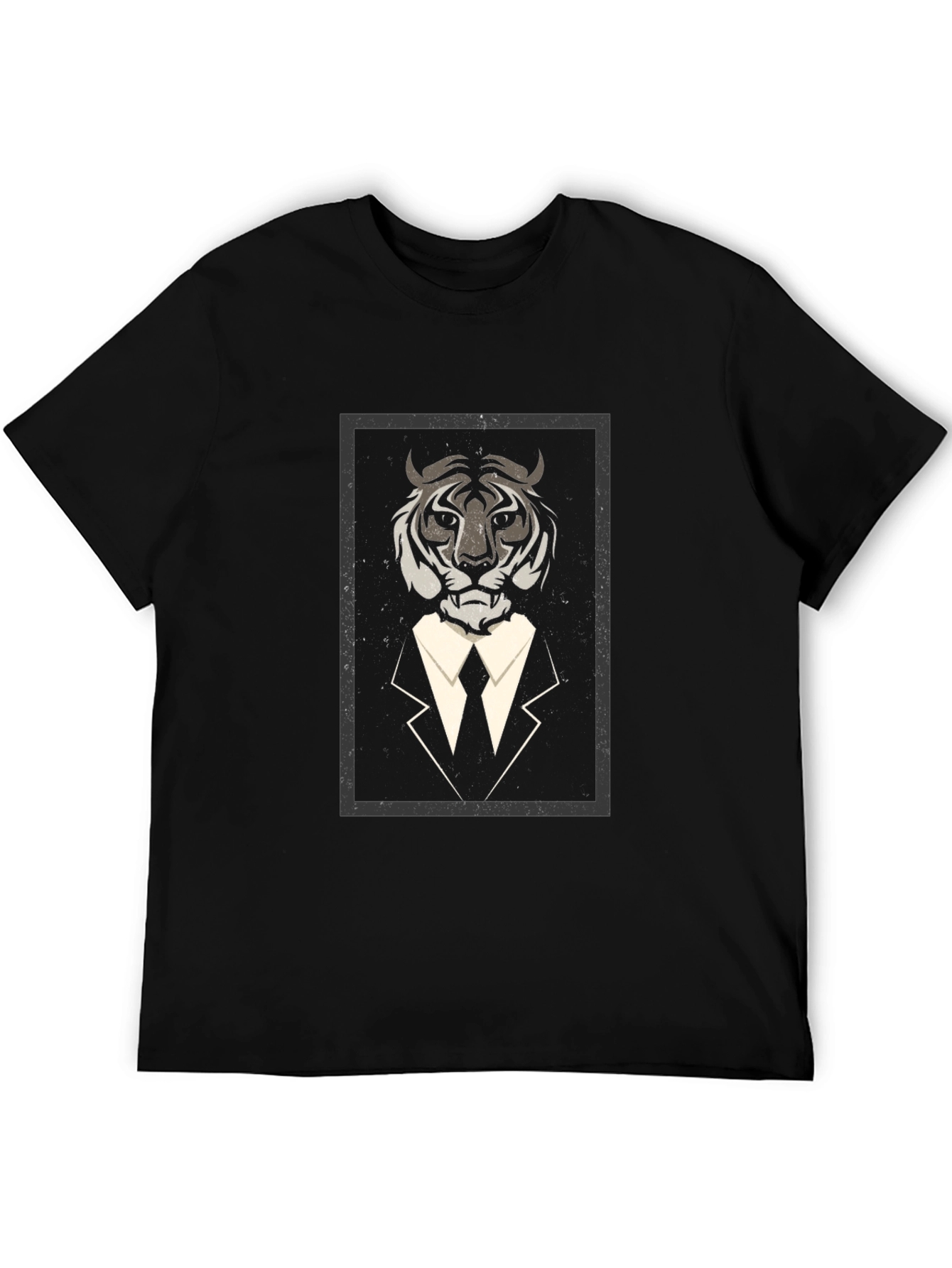 Tiger Suit Graphic Tee - Cool & Stylish