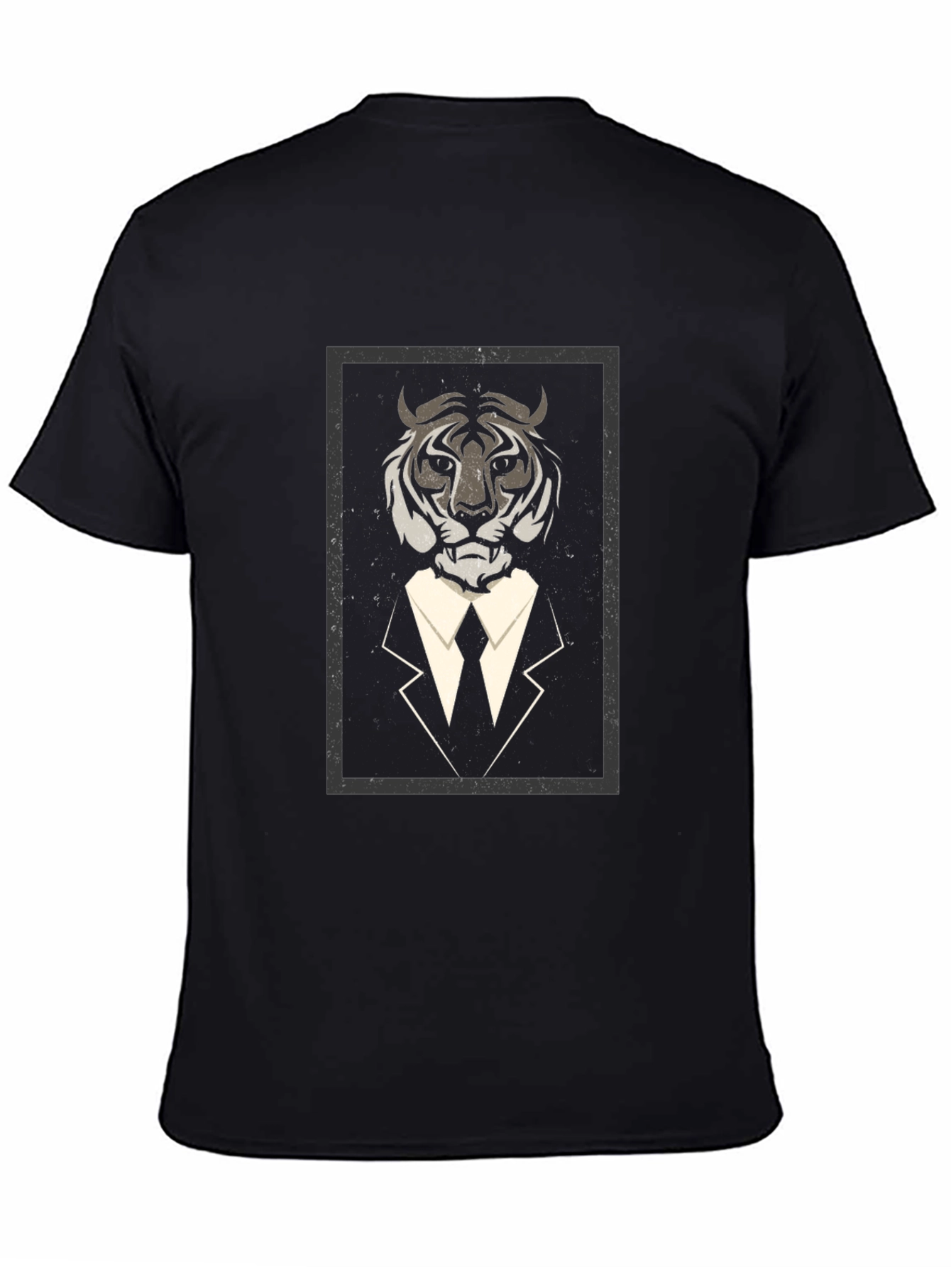 Tiger Suit Graphic Tee - Cool & Stylish