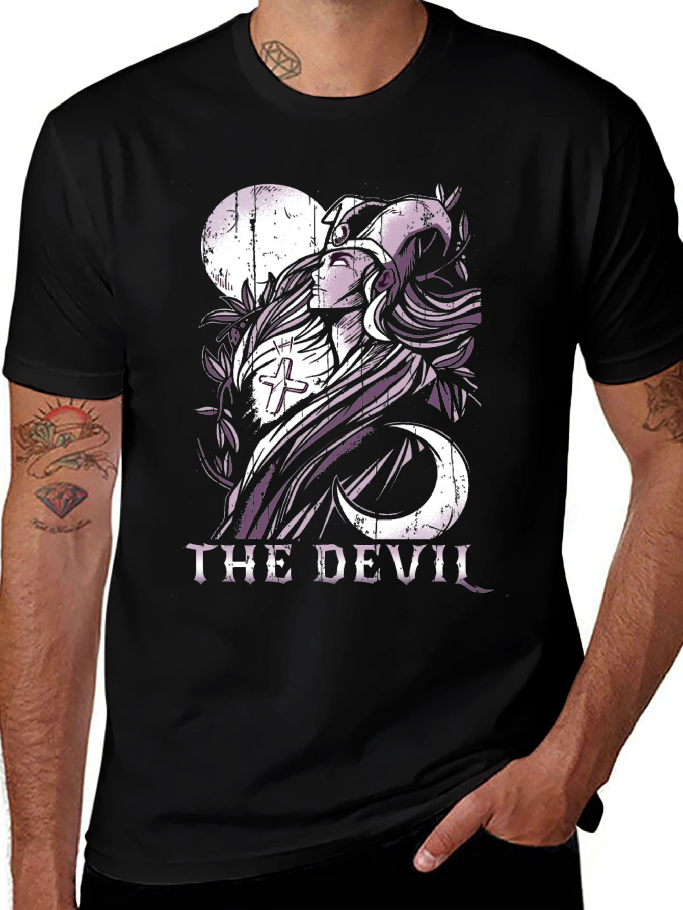 The Devil Tarot Card Graphic T-Shirt