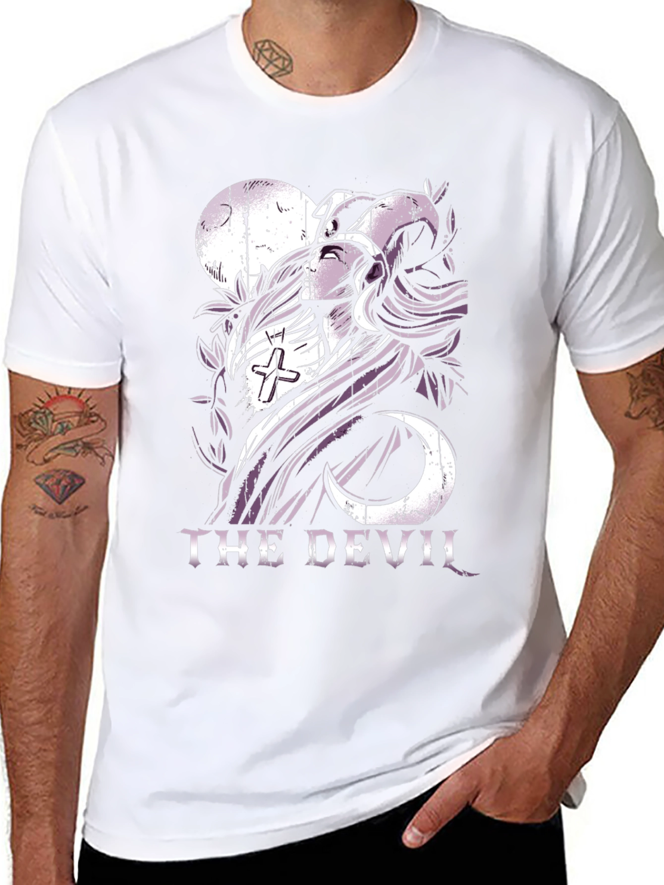 The Devil Tarot Card Graphic T-Shirt