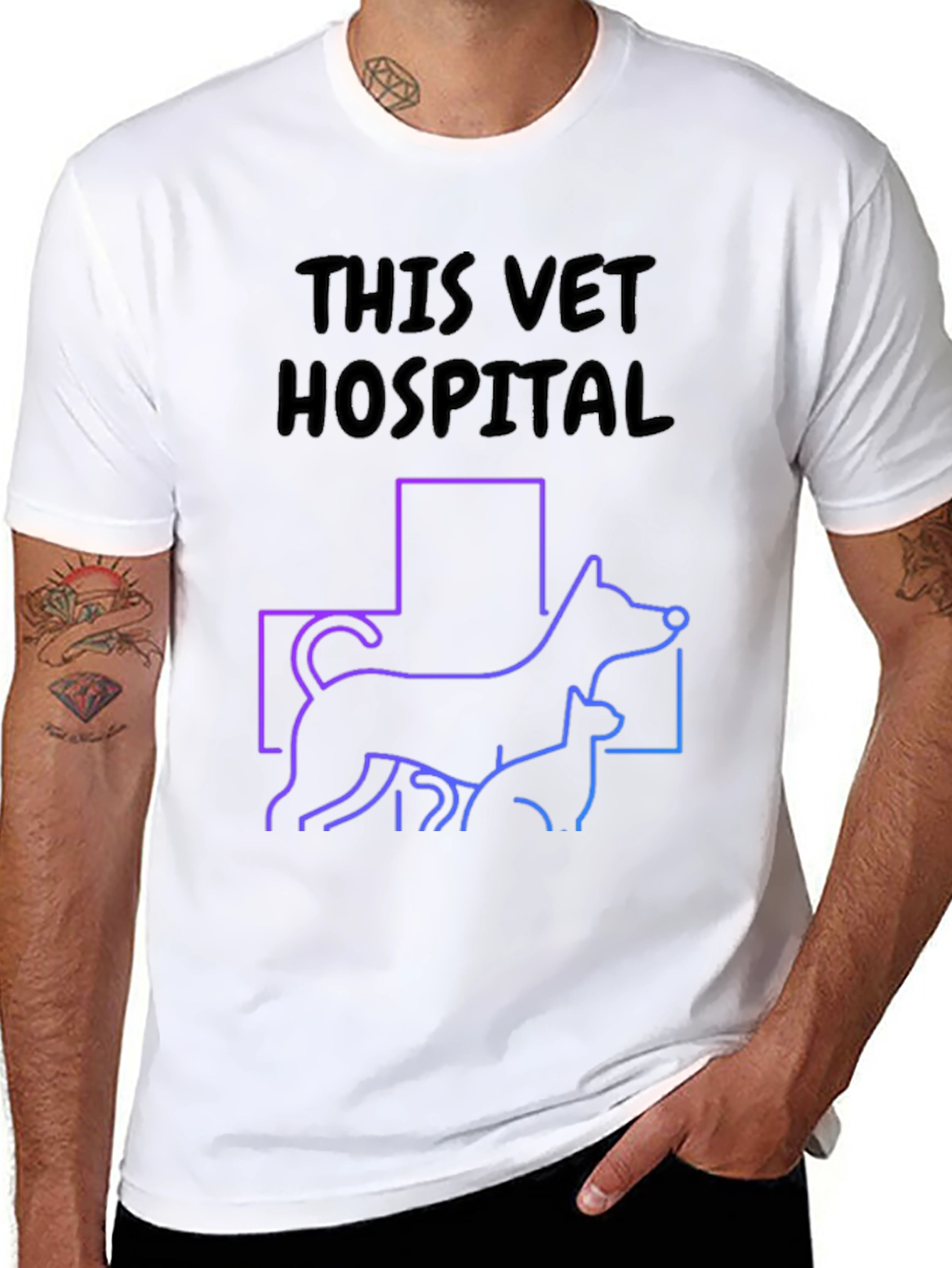 Vet Hospital Graphic T-Shirt