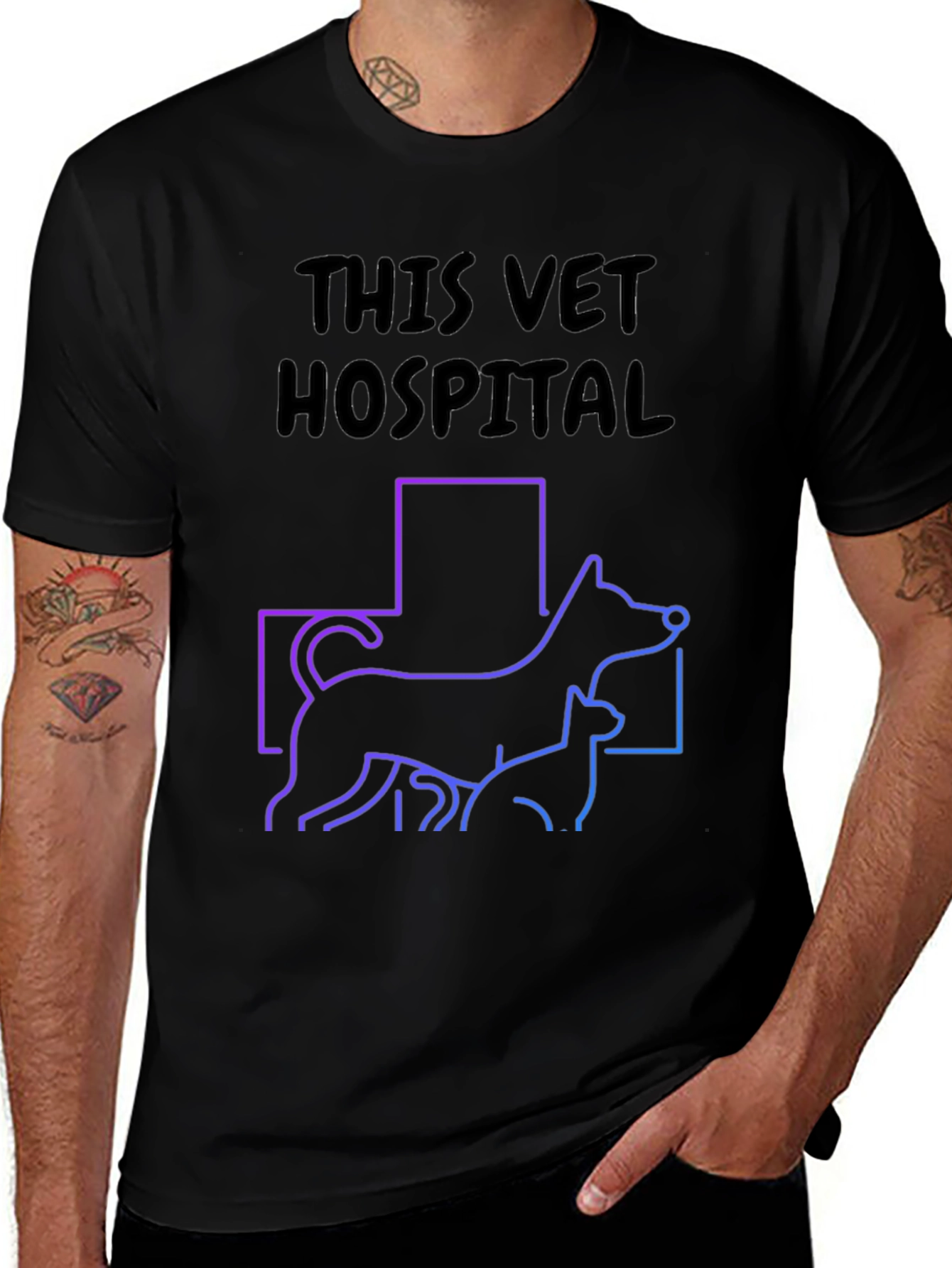 Vet Hospital Graphic T-Shirt