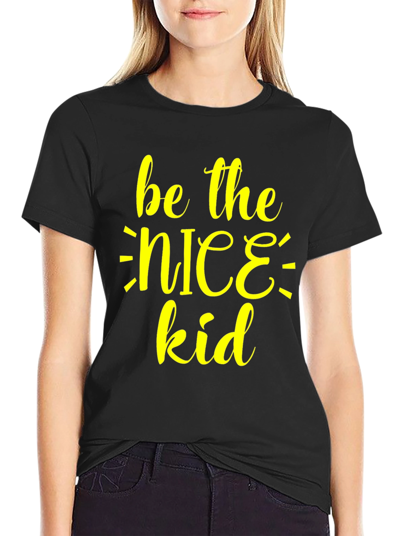 Be The Nice Kid Black T-Shirt