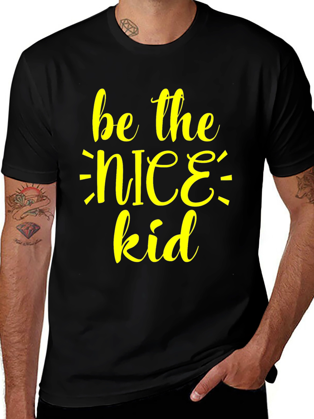 Be The Nice Kid Black T-Shirt
