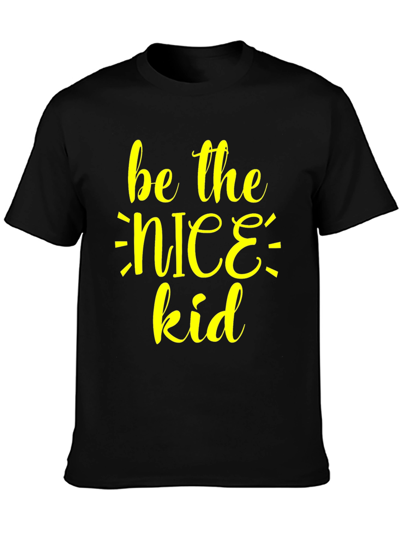 Be The Nice Kid Black T-Shirt