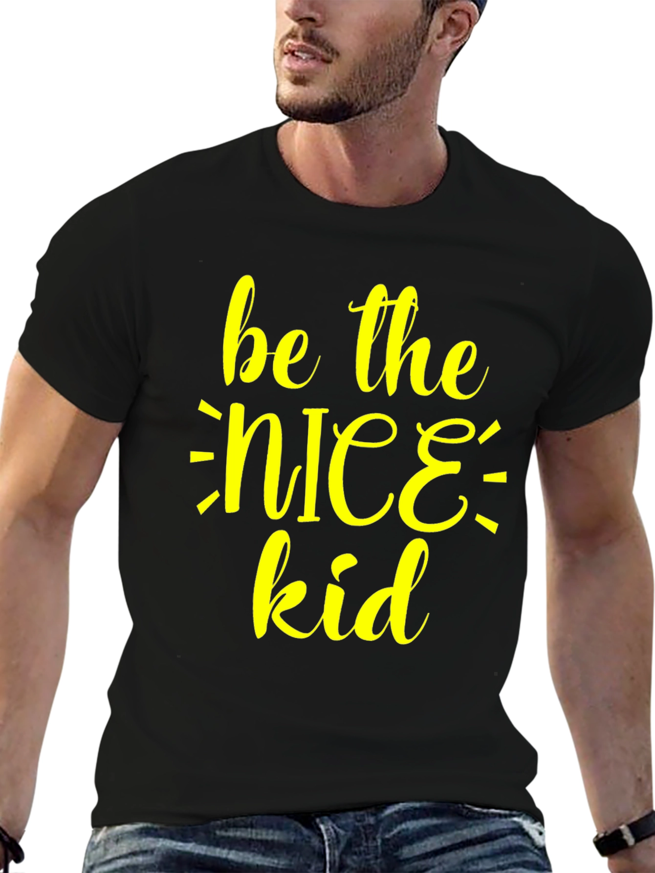 Be The Nice Kid Black T-Shirt