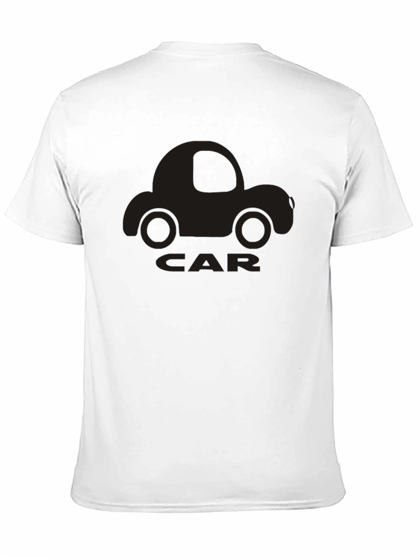 Car Graphic T-Shirt - Black Cotton Tee