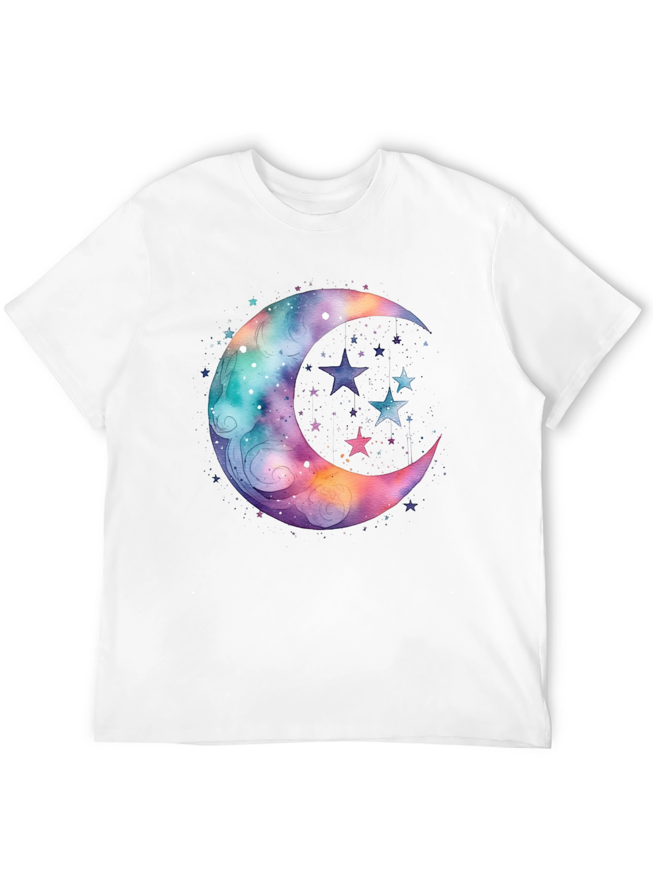 Celestial Moon & Stars Graphic Tee