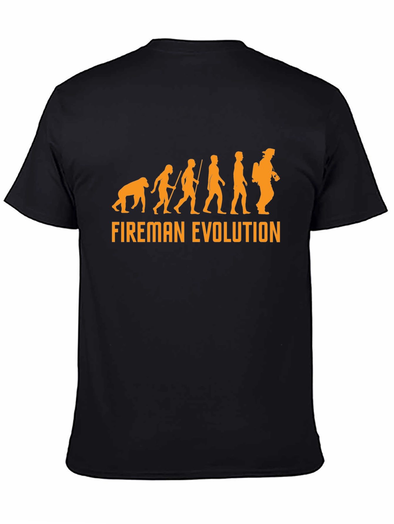 Fireman Evolution Graphic T-Shirt - Black