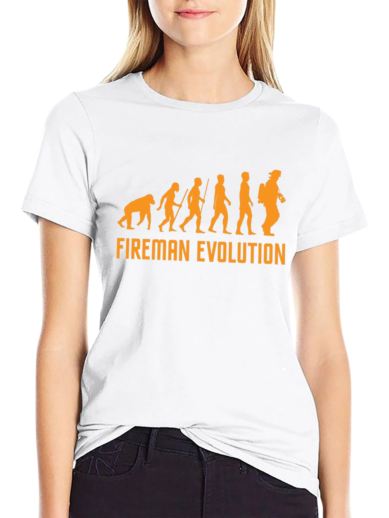 Fireman Evolution Graphic T-Shirt - Black