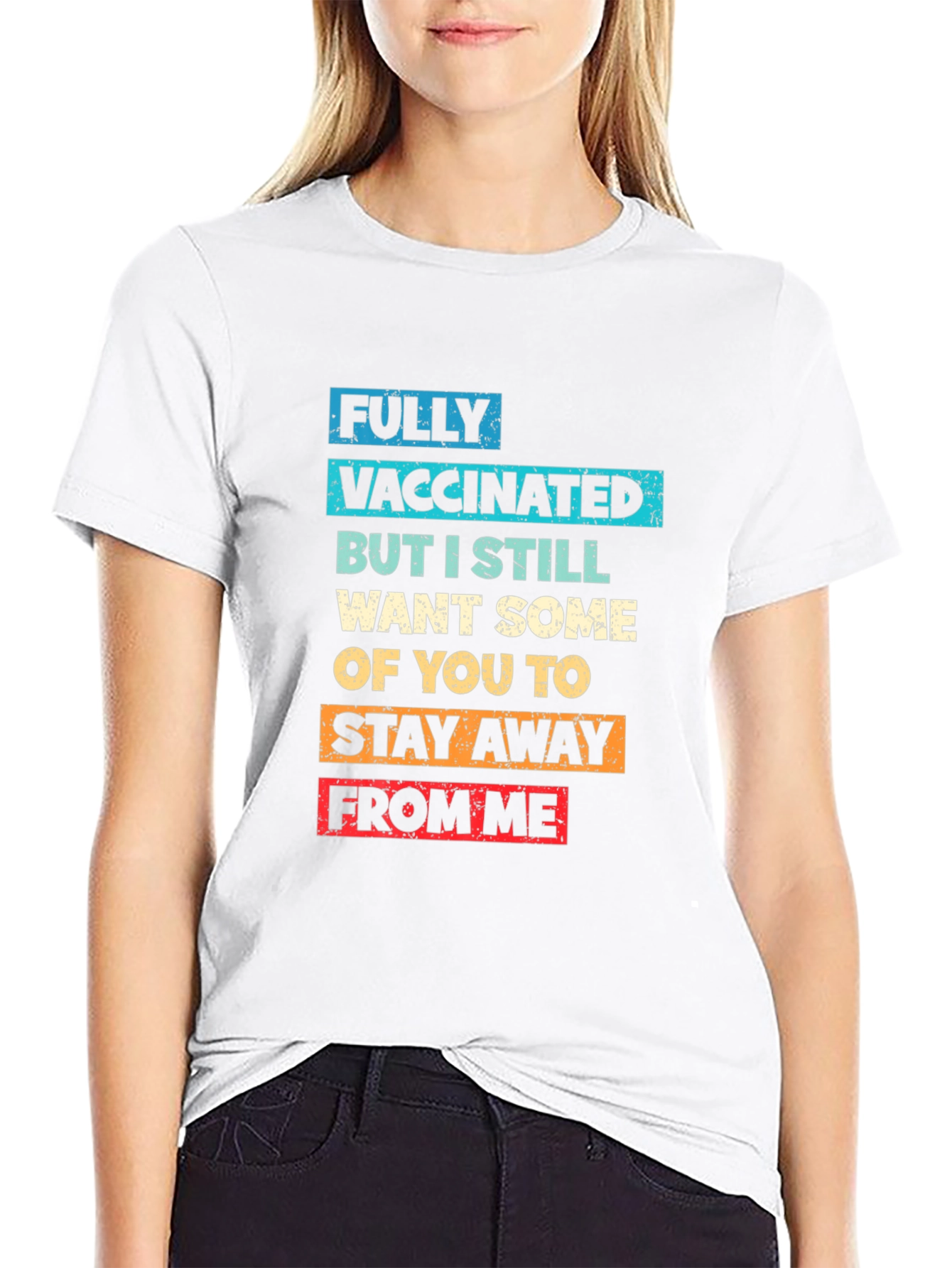 Funny Vaccinated T-Shirt - Stay Away From Me!