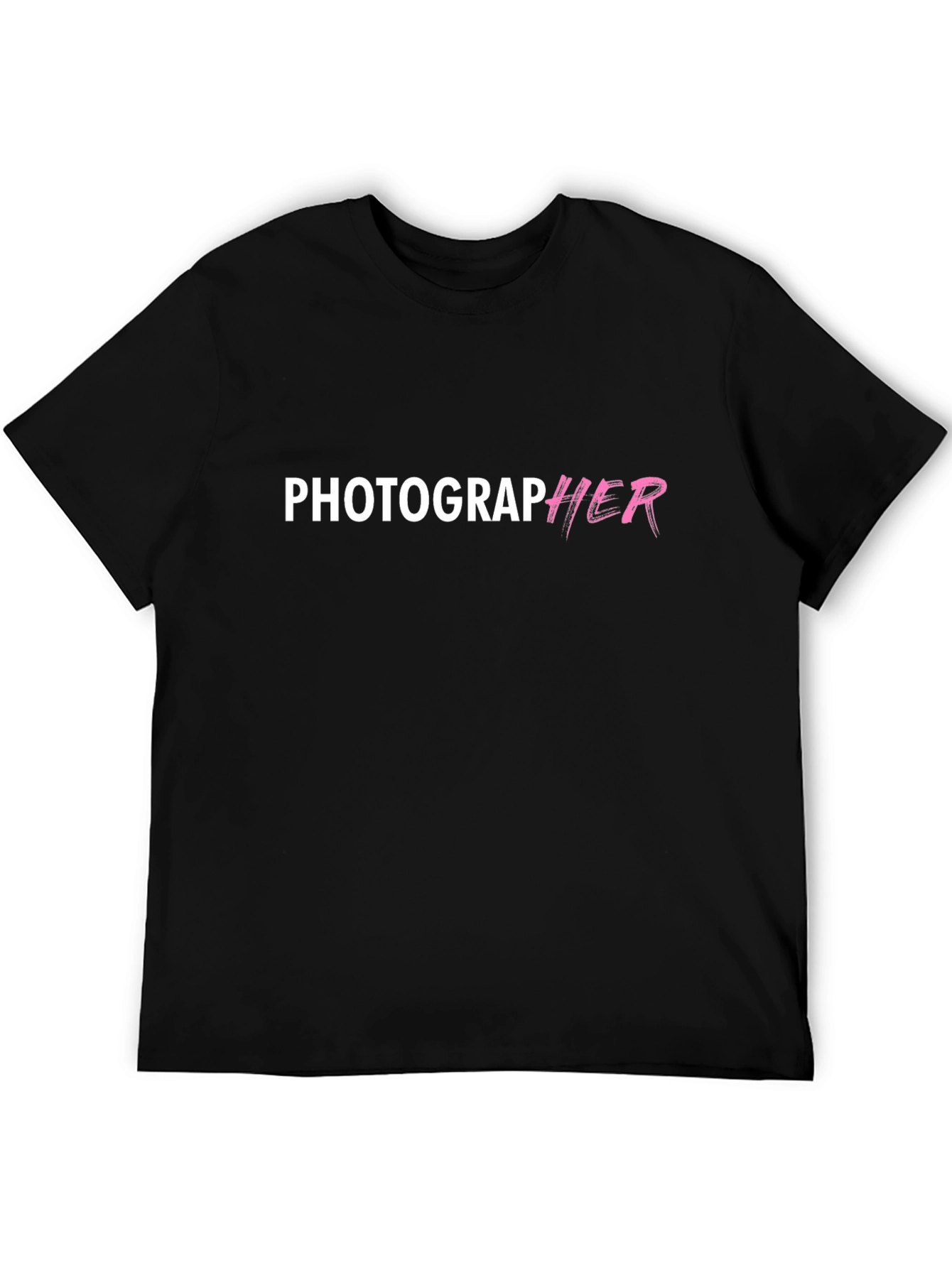 Photographer Graphic T-Shirt - Black