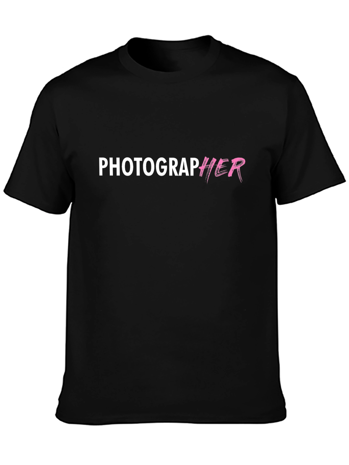 Photographer Graphic T-Shirt - Black