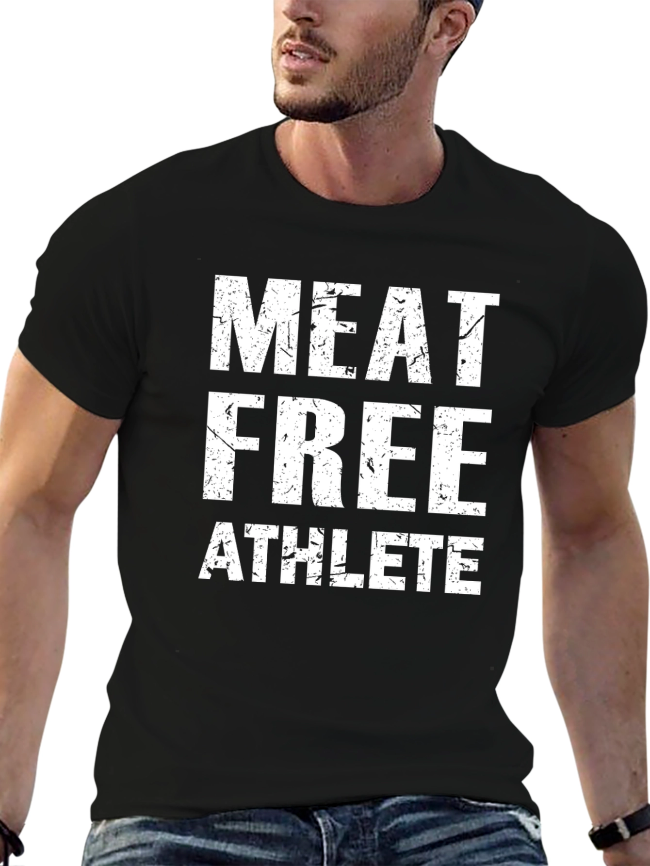 Meat Free Athlete T-Shirt - Vegan Fitness Apparel