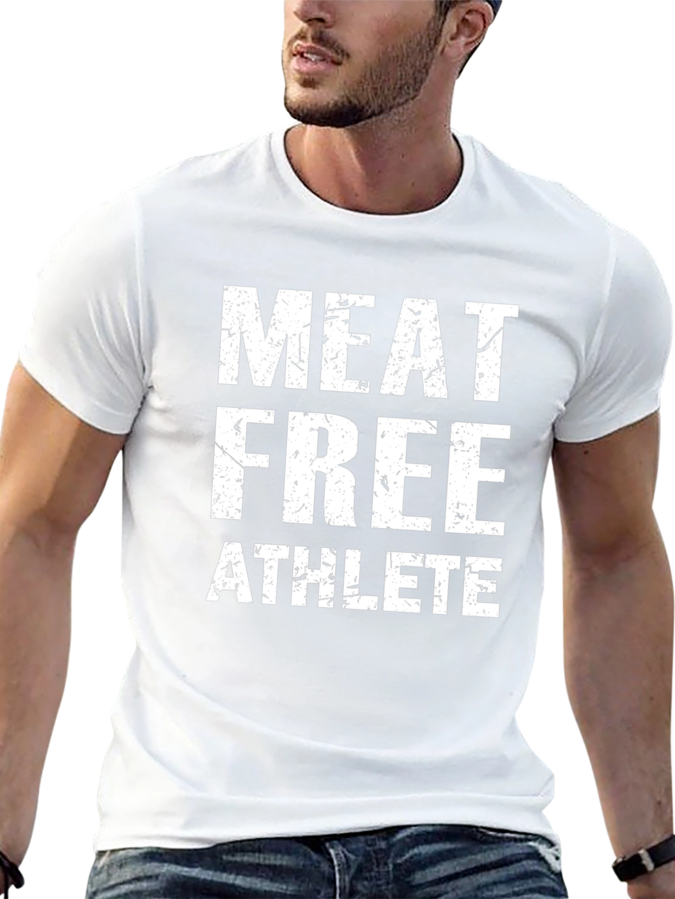 Meat Free Athlete T-Shirt - Vegan Fitness Apparel