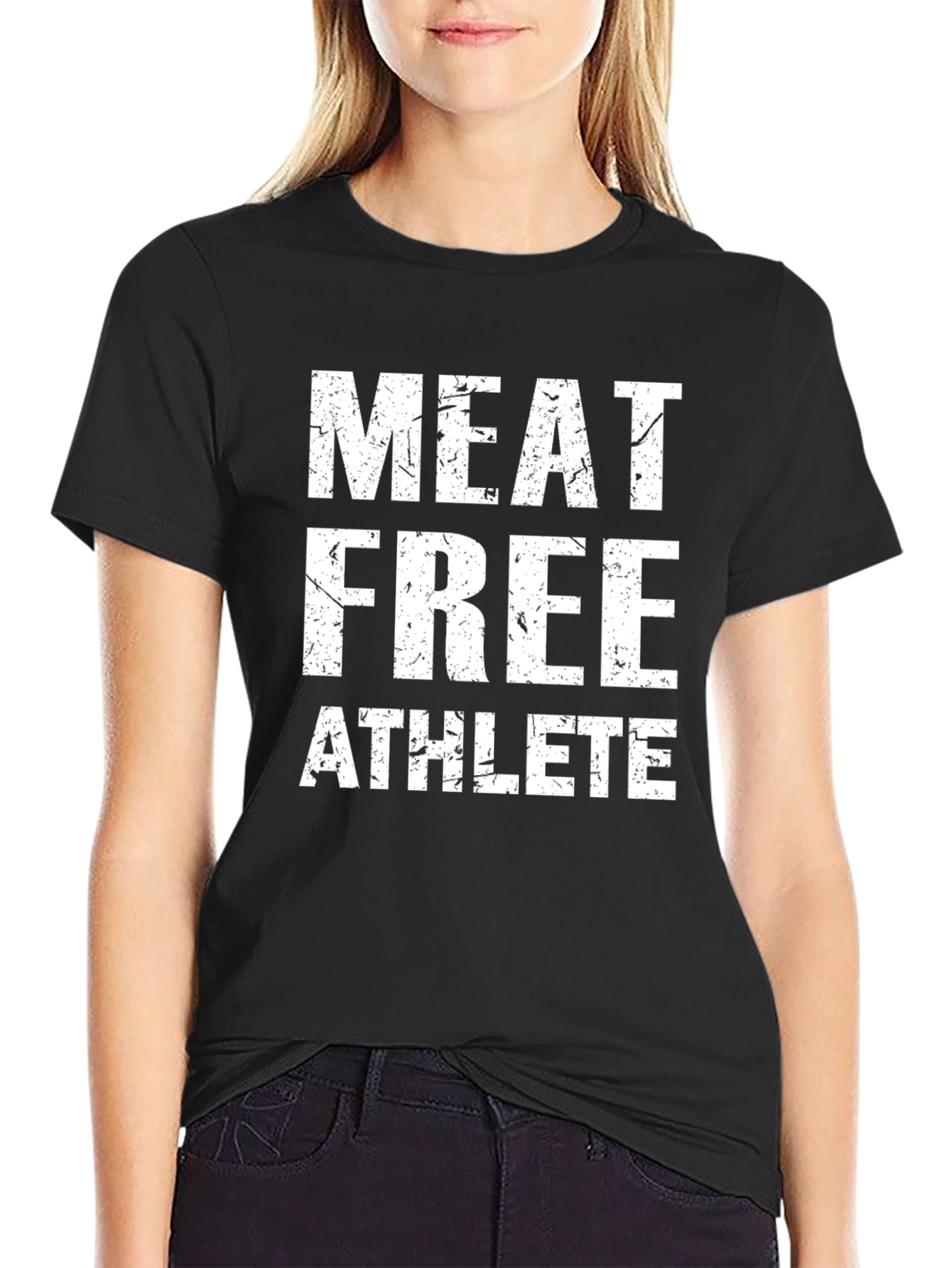 Meat Free Athlete T-Shirt - Vegan Fitness Apparel