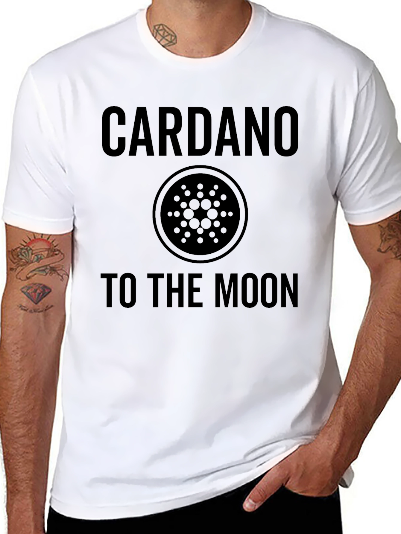Cardano Crypto To The Moon T-Shirt